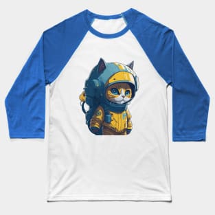 Cat Astronaut Space Astronaut Costume Baseball T-Shirt